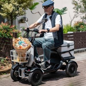Scooter de Movilidad Eléctrico S20-15 de 48V 500W y 13 Pulgadas para Personas Mayores, Scooter de Movilidad de 4 Ruedas, Velocidad Máxima 25 km/h - Product Image 6