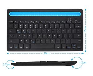 Clavier Bluetooth multi-canaux sans fil de haute qualité pour tablette PC 7 pouces, smartphone, ordinateur portable, tablette PC - Product Image 3