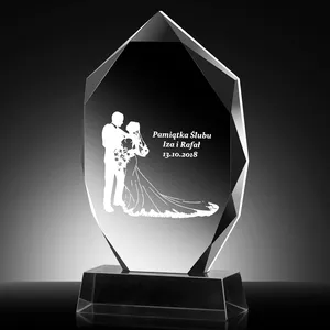 Prix en verre gravé personnalisé Accord Crystal Corporate Trophy Company Awards Ceremony Glass Trophy Sports Trophées <span class=keywords><strong>LOGO</strong></span> GRATUIT - Product Image 4