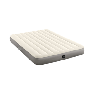 Matelas gonflable Intex 64103 Dura-Beam Series, simple, en PVC, pour le camping en plein air, installation rapide, confortable, flocage en velours côtelé, toutes saisons - Product Image 1