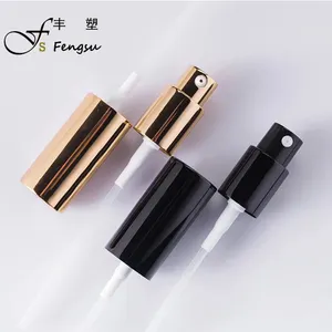 Wholesale 18mm Black Gold Silver Rose Gold Aluminium-Plastic Fine Mist Spray Pump Bottle Closure For Bottle Cosmetic Packaging