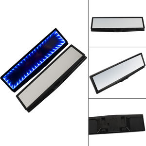 Rétroviseur sans fond 3D à LED, trou noir sans fin, couleur unique, clip universel en plastique pour voitures - Product Image 4