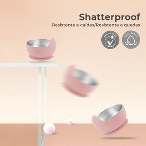 Recipientes para Bebés de Acero Inoxidable 304 Aptos para Lavavajillas, con Cubierta de Silicona Extraíble, Recipientes para Snacks para Niños Pequeños - Product Image 6