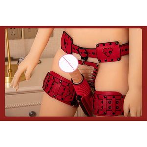 Consolador calefactable por control remoto, ametralladora, correa en consolador con cinturón, Juguetes sexuales <span class=keywords><strong>gay</strong></span> - Product Image 6