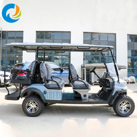 Voiturette de golf électrique Robetaa Club 6 places personnalisée et confortable, batterie lithium 72V, à vendre, fabricant chinois