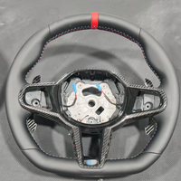 Volant en cuir blanc fabriqué en usine, disponible en gros pour BMW G20 335i 330i 340i G42 440i M2, avec chauffage et vibration.