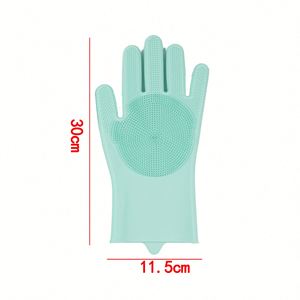 Herramientas de limpieza de cocina, depurador doméstico, lavavajillas, limpieza de manos, guantes mágicos de silicona para lavar manos - Product Image 6