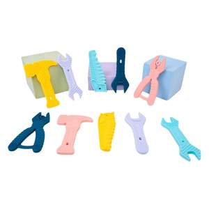 Juguete de silicona para la dentición del bebé, juego de 5 piezas con forma de llave, multicolor, para bebés de 0 a 24 meses - Product Image 4