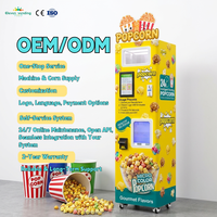 Nueva Máquina de Palomitas de Maíz Comercial Automática, Estilo Cine, 1800W, 2 Años de Garantía, 220V/110V