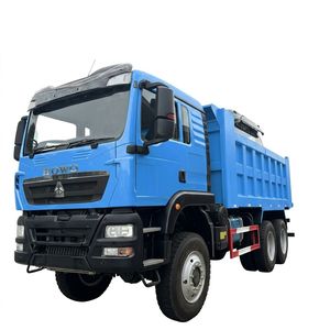 รถบรรทุกหนักดีเซล Sinotruk Howo TX 6×4 แบบเทท้าย 10 ล้อ 31-40 ตัน 371400 แรงม้า พวงมาลัยซ้าย มือสอง เครื่องยนต์ Weichai สำหรับขนส่งในเหมือง - Product Image 3
