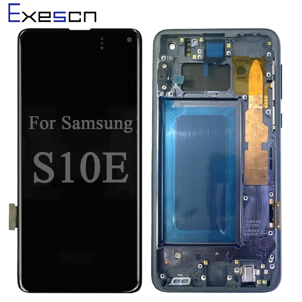 Pantalla Lcd para teléfono móvil con cambio de cristal original para Samsung S10e, montaje de pantalla táctil