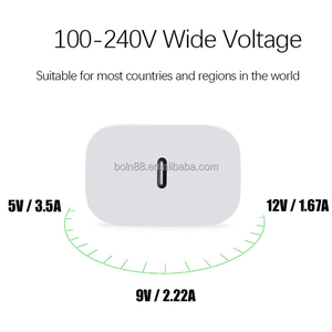 Échantillon <span class=keywords><strong>Gratuit</strong></span> Chargeur USB C 20W pour Apple Prise US EU UK AU Adaptateur <span class=keywords><strong>de</strong></span> Voyage Type C PD Charge Rapide pour iPhone 15 14 13 - Product Image 5