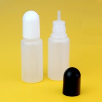 5ml 10ml 15ml 20ml couleur essence embouteillage pigment liquide pointe de compression bouteille en plastique PE cristal colle PE tube bouteille de compression