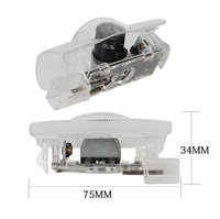 Nouveau projecteur de lumière de porte de bienvenue de voiture de 12V LED accessoires de lumière de voiture de haute qualité