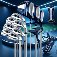 Ensemble de clubs de golf pour hommes, nouvelle conception OEM, durable, 11 pièces, ensemble complet avec sac, logo personnalisé, clubs de golf, ensembles de clubs de golf