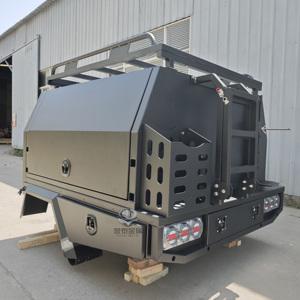 Bandeja y Toldo de Aleación de <span class=keywords><strong>Aluminio</strong></span> para Camioneta con Guardabarros y Caja de Herramientas para Escalera, Material Duradero - Product Image 1