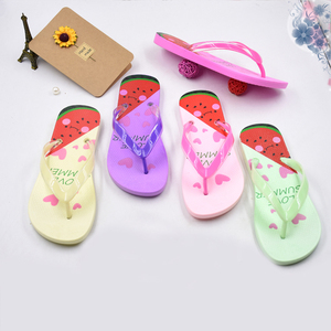 Thoải Mái Đơn Giản Phong Cách Phẳng Lật <span class=keywords><strong>Flip</strong></span> <span class=keywords><strong>Flops</strong></span> Trong Phụ Nữ Dép Đi Trong Nhà PVC Ngoài Trời Bãi Biển Mùa Hè Giày - Product Image 2