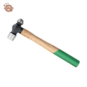 Engrave Word Hickory Wooden Handle Rounded Hammer Ball Peen Hammers