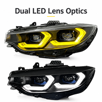 Bloc optique avant Full-LED amélioré, feux de jour bicolores, lentille de projecteur modifiée, pour BMW Série 4 F32 2014-2020