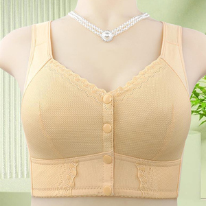 Confortable personnes âgées dentelle sans fil débardeur doux coton mince tasse femmes sport grande <span class=keywords><strong>taille</strong></span> 42 soutien-gorge - Product Image 1