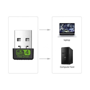 Doonjiey 150Mbps Wi-Fi adaptador Mini USB adaptador WiFi para PC USB Ethernet WiFi Dongle 2,4G de tarjeta de red Antena wi-Fi receptor - Product Image 2