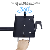 Support de montage sur poteau VESA OEM pour POS avec gestion des câbles, double écran, hauteur réglable, support POS pour comptoirs de caisse, support POS pivotant