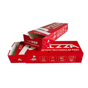 Eco Friendly all'ingrosso personalizzato una persona fetta rettangolare scatola di <span class=keywords><strong>Pizza</strong></span> confezione di grado alimentare scatola di imballaggio per <span class=keywords><strong>Pizza</strong></span> - Product Image 3