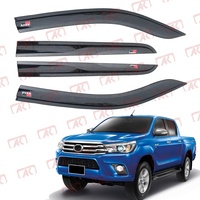 Viseras de Ventana Inyectadas, Protectores de Lluvia y Sol para Toyota Hilux 2026 Travo