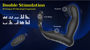 OEM ODM Silikon Prostata <span class=keywords><strong>Massage</strong></span> gerät Wackeln Vibrierender P-Punkt <span class=keywords><strong>Perineum</strong></span> Stimulieren Anal Plug - Product Image 6
