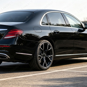 Jantes concaves décalées de 20, 21 et 22 pouces, PCD 5x112, couleur noir canon, pour Audi A7 RS6 <span class=keywords><strong>Porsche</strong></span> Cayenne Coupé Mercedes GLE Luxe - Product Image 2