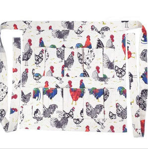 DS5051 ama <span class=keywords><strong>de</strong></span> <span class=keywords><strong>casa</strong></span> granja cocina restaurante medio delantal <span class=keywords><strong>de</strong></span> recolección <span class=keywords><strong>de</strong></span> huevos con 12 bolsillos - Product Image 2