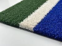 Gazon artificiel de golf gazon de sport bleu vert 15mm gazon artificiel synthétique gazon de tapis gazon de golf