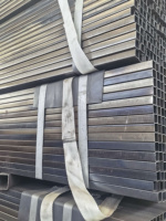 Tube carré en acier ERW, tuyau en acier noir soudé, certification API JIS GS KS BIS, service de cintrage, découpe sur mesure