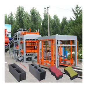 Máquina Automática para Fabricar Bloques de Hormigón Huecos de Diseño Moderno QT5-15 Guinea, Máquina para Ladrillos de Cemento con Sistema de Rotura - Product Image 1