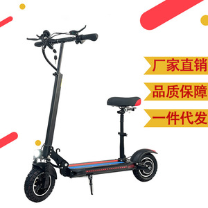 Trottinette électrique 1000W avec moteur sans balais, pliable, portable, pour les trajets urbains, unisexe, noire - Product Image 4
