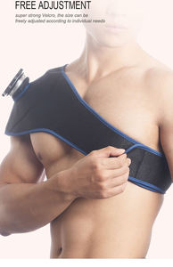 Attelle d'épaule AOFIT ajustable avec compression et sac de glace pour soulagement de la douleur et récupération, pour hommes et femmes - Product Image 5