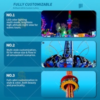 Tour de chute libre pour parc d'attractions, capacité 12/16 personnes, couleur personnalisable, à vendre en Chine