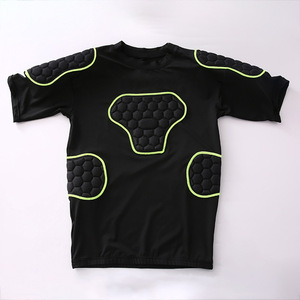 Camiseta Infantil Anticolisión de Spandex+eva para Patinaje, Rugby, Fútbol, Baloncesto, Entrenamiento, Ecológica, HP-T200 Sh - Product Image 1