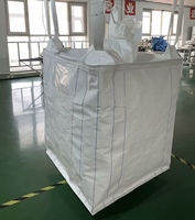 Sac de conteneur en tissu résistant à l'abrasion de 500 kg, à fond long, avec manchon de déchargement, sac FIBC Jumbo pour le transport du ciment et du gypse
