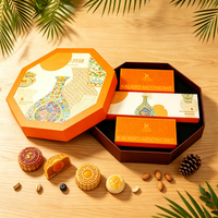 Boîte cadeau personnalisée haut de gamme, boîte rigide de luxe pour pâtisserie, ensemble cadeau alimentaire, matériau de qualité alimentaire, boîte à dessert et pâtisserie pour la vente au détail et les partenaires de marque