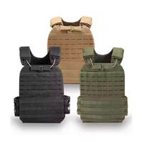 Vancharli Camouflage extérieur école Nylon découpé au Laser Style plaque transporteur tactique gilet sac pour Camping randonnée Trekking