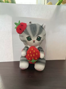 Llavero de Peluche de Gato Tiburón, Lindo y Moderno, Muñeco de Peluche de Gato Tiburón para Disfrazarse - Product Image 5