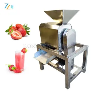 Electric Fruit Pitting Pulper / Strawberry Pulping Machine / Mango Pulper Machine
