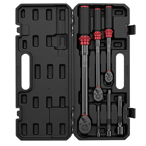 Set Kunci Torsi Ratchet 6 Buah 1/2-Inch Drive Dapat Diatur 10-170 N.m Operasi Manual Bahan Baja Chrome Vanadium - Laris Terjual - Product Image 1