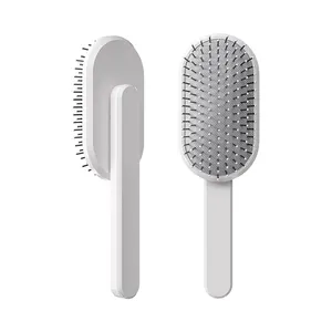 BYWD Customized Logo Woman Luxury Comfortable Cleaning Massage Airbag Comb Anti-static s Hairdressing Comb