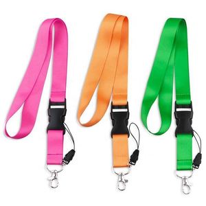 Factory Cheap Fast Delivery Pure Colors Neck <b>Polyester</b> Sublimation Id Card Holder Gift Promotional <b>Lanyard</b> Wholesale - Product Image 3