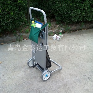Folding Portable Beach Cart 1140x490x490mm 2 Wheels Iron Material Multipurpose Cargo <b>Trolley</b> For Camping - Product Image 2