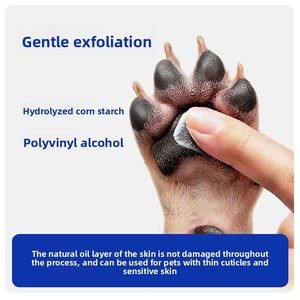 Baume pour pattes d'animaux de compagnie de qualité supérieure, type pommade, <span class=keywords><strong>exfoliant</strong></span>, <span class=keywords><strong>masque</strong></span> de soin des pieds pour chiens et chats, répare les pattes sèches et gercées - Product Image 4