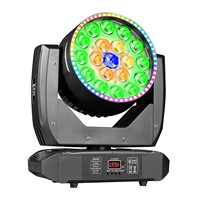 19x15W RGBW 4-in-1 Zoom Wash LED Moving Head Light Bee Eye Nachtlampe Bühnenlicht LED für DJ Bar Hochzeit Bühne