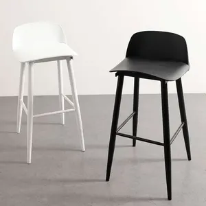 Silla de Bar Moderna y Elegante con Estructura KD y Diseño Artístico con Transferencia Térmica - Product Image 4
